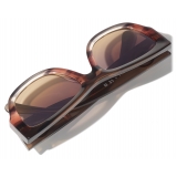 Chanel - Rectangular Sunglasses - Brown Orange Gradient - Chanel Eyewear