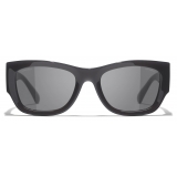 Chanel - Rectangular Sunglasses - Gray - Chanel Eyewear
