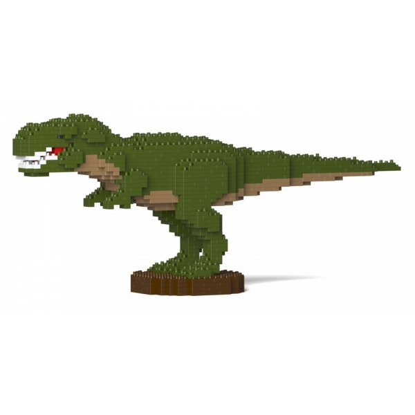 Jekca - T-Rex 01S-M01 - Lego - Scultura - Costruzione - 4D - Animali di Mattoncini - Toys