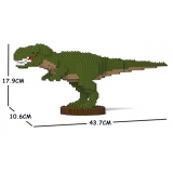 Jekca - T-Rex 01S-M01 - Lego - Scultura - Costruzione - 4D - Animali di Mattoncini - Toys