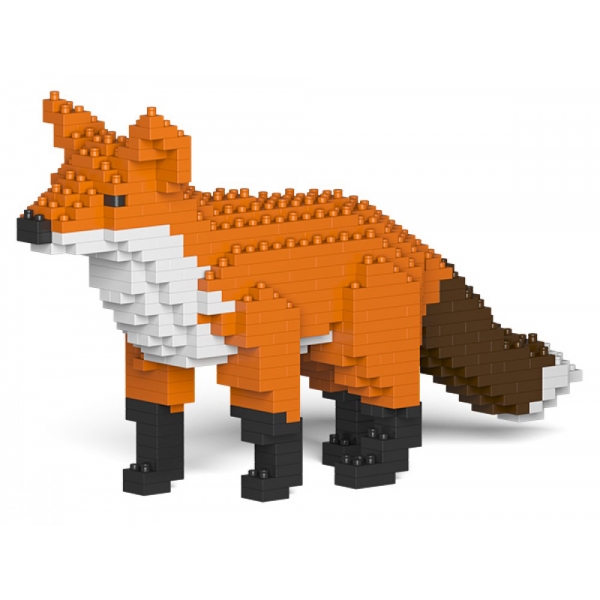 Jekca - Fox 01S - Lego - Scultura - Costruzione - 4D - Animali di Mattoncini - Toys