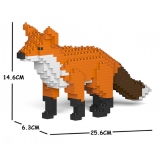 Jekca - Fox 01S - Lego - Sculpture - Construction - 4D - Brick Animals - Toys