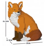 Jekca - Fox 02S - Lego - Scultura - Costruzione - 4D - Animali di Mattoncini - Toys