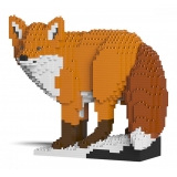 Jekca - Fox 03S - Lego - Sculpture - Construction - 4D - Brick Animals - Toys