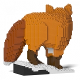 Jekca - Fox 03S - Lego - Sculpture - Construction - 4D - Brick Animals - Toys