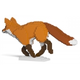 Jekca - Fox 05S - Lego - Sculpture - Construction - 4D - Brick Animals - Toys