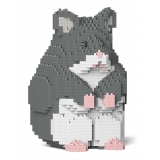 Jekca - Hamster 01S-M02 - Lego - Sculpture - Construction - 4D - Brick Animals - Toys