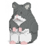 Jekca - Hamster 01S-M02 - Lego - Sculpture - Construction - 4D - Brick Animals - Toys