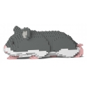 Jekca - Hamster 03S-M02 - Lego - Scultura - Costruzione - 4D - Animali di Mattoncini - Toys