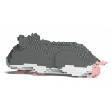 Jekca - Hamster 03S-M02 - Lego - Scultura - Costruzione - 4D - Animali di Mattoncini - Toys