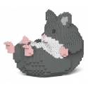 Jekca - Hamster 04S-M02 - Lego - Sculpture - Construction - 4D - Brick Animals - Toys