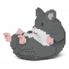 Jekca - Hamster 04S-M02 - Lego - Scultura - Costruzione - 4D - Animali di Mattoncini - Toys