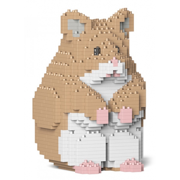 Jekca - Hamster 01S-M01 - Lego - Scultura - Costruzione - 4D - Animali di Mattoncini - Toys