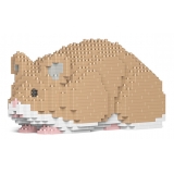 Jekca - Hamster 02S-M01 - Lego - Scultura - Costruzione - 4D - Animali di Mattoncini - Toys