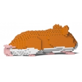 Jekca - Hamster 03S-M03 - Lego - Scultura - Costruzione - 4D - Animali di Mattoncini - Toys