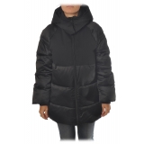 Elisabetta Franchi - Stitched Fabric Down Jacket - Black - Jacket - Made in Italy - Luxury Exclusive Collection