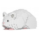 Jekca - Hamster 02S-M04 - Lego - Scultura - Costruzione - 4D - Animali di Mattoncini - Toys