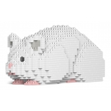 Jekca - Hamster 02S-M04 - Lego - Scultura - Costruzione - 4D - Animali di Mattoncini - Toys