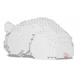 Jekca - Hamster 02S-M04 - Lego - Scultura - Costruzione - 4D - Animali di Mattoncini - Toys