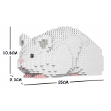 Jekca - Hamster 02S-M04 - Lego - Scultura - Costruzione - 4D - Animali di Mattoncini - Toys