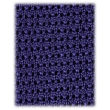 Viola Milano - Knitted Solid V-End Silk Tie - Purple - Handmade in Italy - Luxury Exclusive Collection