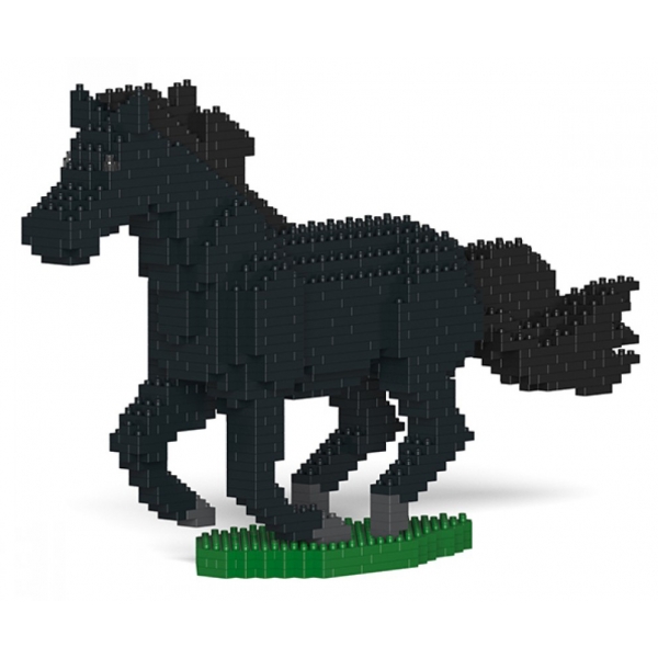 Jekca - Horse 01S-M03 - Lego - Scultura - Costruzione - 4D - Animali di Mattoncini - Toys