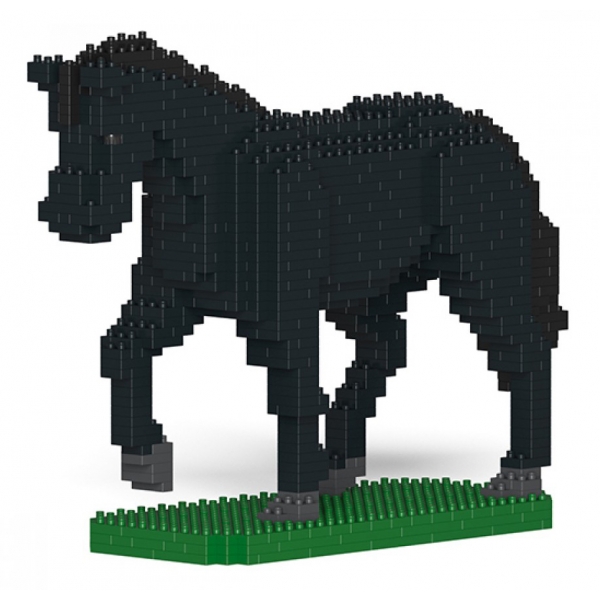 Jekca - Horse 02S-M03 - Lego - Scultura - Costruzione - 4D - Animali di Mattoncini - Toys