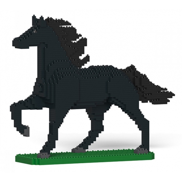 Jekca - Horse 04S-M03 - Lego - Scultura - Costruzione - 4D - Animali di Mattoncini - Toys
