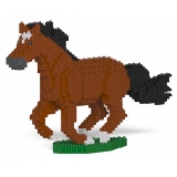 Jekca - Horse 01S-M01 - Lego - Scultura - Costruzione - 4D - Animali di Mattoncini - Toys