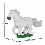 Jekca - Horse 01S-M02 - Lego - Scultura - Costruzione - 4D - Animali di Mattoncini - Toys