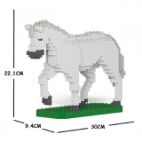 Jekca - Horse 02S-M02 - Lego - Scultura - Costruzione - 4D - Animali di Mattoncini - Toys