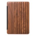 Woodcessories - Walnut / Leather / Transclucent Hardcover - iPad Pro 12.9 (2015) - Flip Case - Eco Guard Metal & Wood