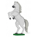 Jekca - Horse 03S-M02 - Lego - Scultura - Costruzione - 4D - Animali di Mattoncini - Toys