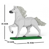 Jekca - Horse 04S-M02 - Lego - Scultura - Costruzione - 4D - Animali di Mattoncini - Toys