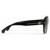 Chanel - Butterfly Sunglasses - Black Gray Polarized - Chanel Eyewear