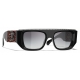 Chanel - Occhiali da Sole Rettangolari - Multicolore Grigio Sfumate - Chanel Eyewear
