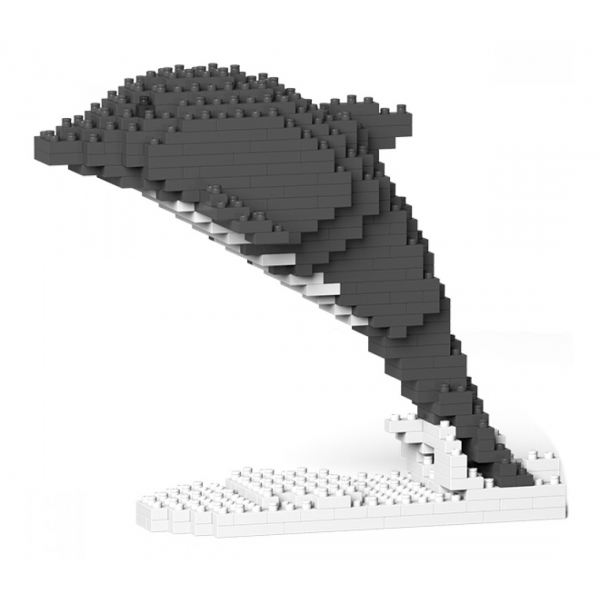 Jekca - Dolphin 01S - Lego - Sculpture - Construction - 4D - Brick Animals - Toys