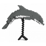 Jekca - Dolphin 02S - Lego - Scultura - Costruzione - 4D - Animali di Mattoncini - Toys