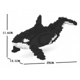 Jekca - Killer Whale 01S - Lego - Scultura - Costruzione - 4D - Animali di Mattoncini - Toys