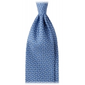 Viola Milano - Maillon Selftipped Italian Silk Tie - Blue Mix - Handmade in Italy - Luxury Exclusive Collection