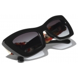 Chanel - Cat-Eye Sunglasses - Black Orange Gray Gradient - Chanel Eyewear