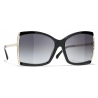 Chanel - Square Sunglasses - Black Gray Gradient - Chanel Eyewear