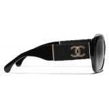 Chanel - Square Sunglasses - Black Gray Gradient - Chanel Eyewear