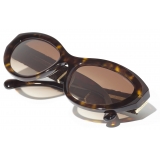 Chanel - Cat-Eye Sunglasses - Dark Tortoise Brown Gradient - Chanel Eyewear