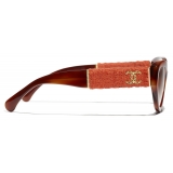 Chanel - Cat-Eye Sunglasses - Tortoise Light Brown Gradient