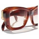 Chanel - Rectangular Sunglasses - Tortoise Light Brown Gradient - Chanel Eyewear