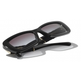 Chanel - Rectangular Sunglasses - Black Gray Gradient - Chanel Eyewear