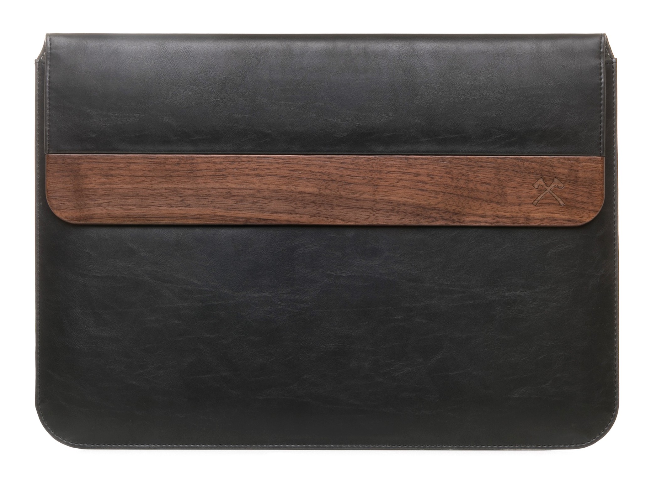 Woodcessories - Walnut / Black Leather / MacBook Bag - MacBook 13