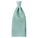 Viola Milano - Maillon Selftipped Italian Silk Tie - Menthol Mix - Handmade in Italy - Luxury Exclusive Collection