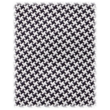 Viola Milano - Micro Cross Woven Silk Jacquard Tie - Black/White - Handmade in Italy - Luxury Exclusive Collection